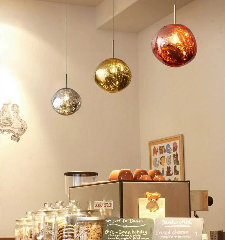 Vibrant Twisted Pendant Lights