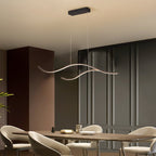 Lampadario moderno geometrico a LED con design astratto