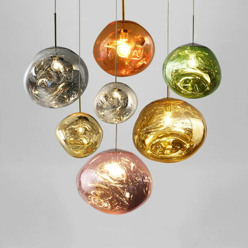 Vibrant Twisted Pendant Lights