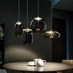 Scandinavian Rope And Glass Pendant Lights