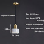 Lampada a sospensione in marmo Aster dalla collezione NovaMarble di Liora