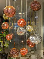 Vibrant Twisted Pendant Lights