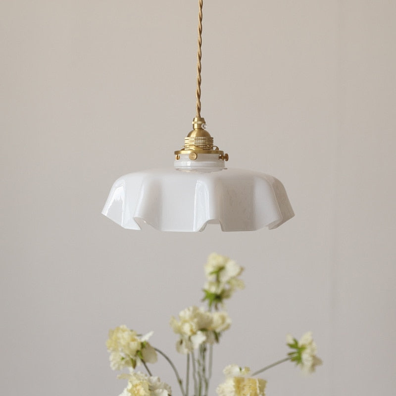 Lunaria | Pendente Fiore di Vetro & Lampade a Soffitto