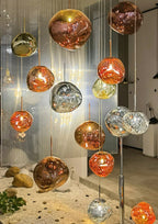 Vibrant Twisted Pendant Lights