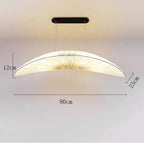 Lampadario a vela in tessuto Marinelle bianco a sospensione LED