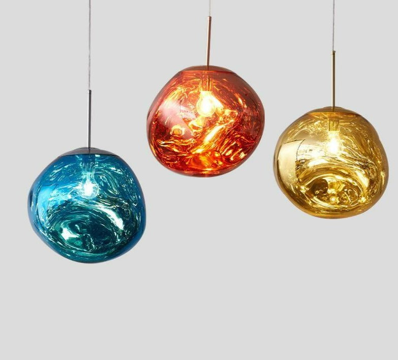 Vibrant Twisted Pendant Lights