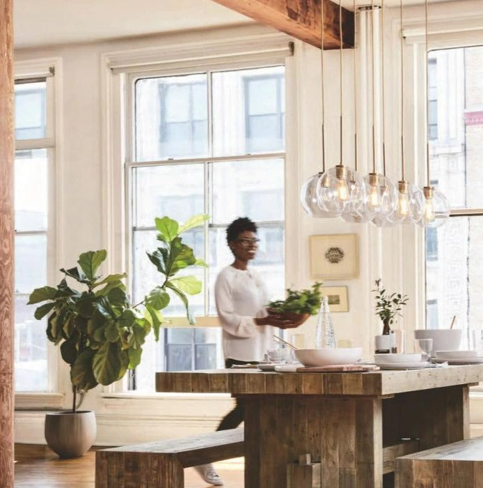 Marinelle | Contemporary Glass Globe Pendant Lights