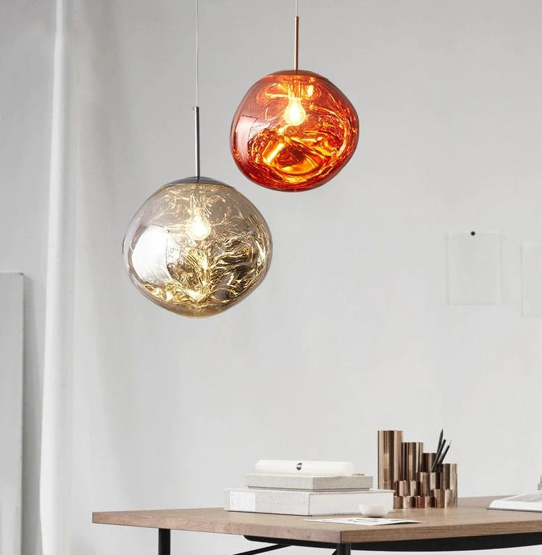 Vibrant Twisted Pendant Lights