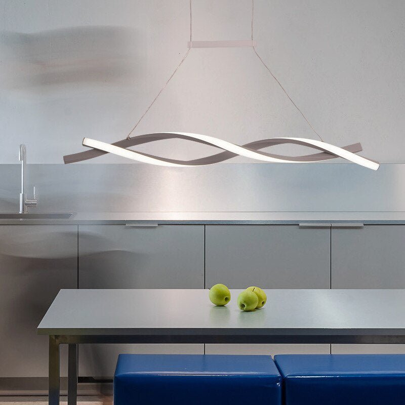 Aeristwist Minimalist Twisted Pendant Light For Modern Homes