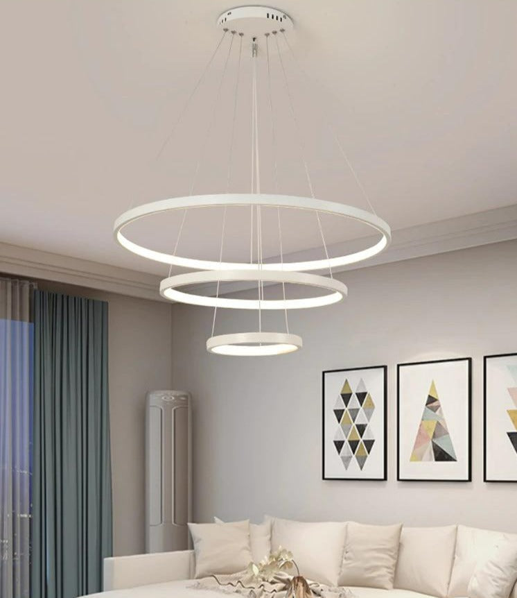 Lumenia | Contemporary LED Ring Chandelier