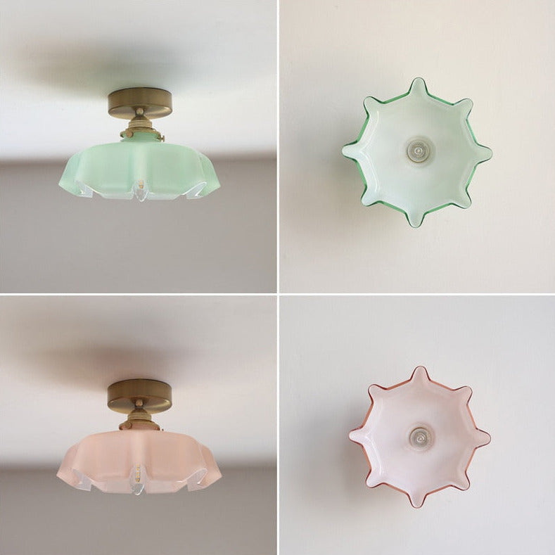 Lunaria | Pendente Fiore di Vetro & Lampade a Soffitto