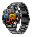 שעון חכם לבריאות Vireson LX עם מסך מגע AMOLED בגודל 1.43 אינץ', מד דופק, לחץ דם, סוכר בדם, BMI, שיחות בבלוטות'