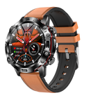 שעון חכם לבריאות Vireson LX עם מסך מגע AMOLED בגודל 1.43 אינץ', מד דופק, לחץ דם, סוכר בדם, BMI, שיחות בבלוטות'