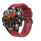 שעון חכם לבריאות Vireson LX עם מסך מגע AMOLED בגודל 1.43 אינץ', מד דופק, לחץ דם, סוכר בדם, BMI, שיחות בבלוטות'