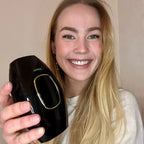 Sistema di rimozione dei peli IPL LumaNova per uso domestico per una pelle liscia