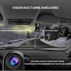 מצלמת דרך חכמה Navisec Pilot עם פיקוח חניה מבוסס בינה מלאכותית, סיוע נהג ADAS, GPS בזמן אמת