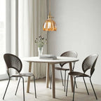 Lampada a sospensione in vetro retro giapponese - Design floreale elegante con attacco E27