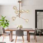 Kairo Bubble Pendant Light In Iron Resin Chandelier