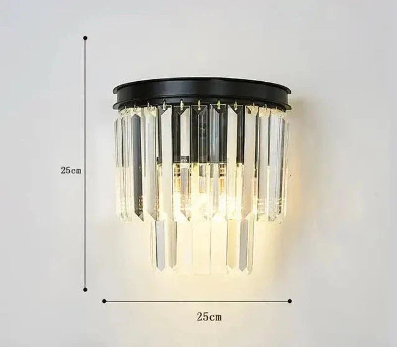 RoyalCrystal - מנורת קיר קריסטל