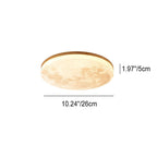 Lampada da soffitto LED Minimalista a forma di Luna – Design moderno in legno e acrilico