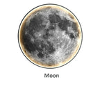 נובהמון מנורת קיר ירח LED תאורה סביבתית לחדר שינה זוהר רך