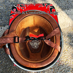 קסדת RidgeCap, קסדת חצי אופנוע אופנתית עם עיצוב כובע בייסבול ותעודות ECE ו-DOT