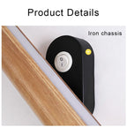 WoodGlow - מנורת קיר LED מעץ לחדר שינה