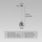 מנורת זכוכית מינימליסטית NovaGlas לחדרי מגורים מוארים