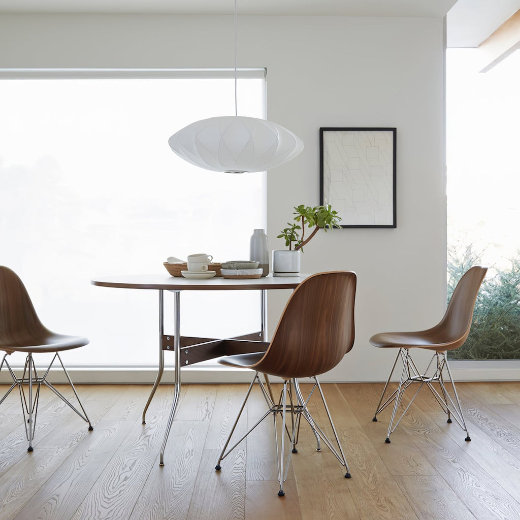 Lorien Wood And Steel Pendant Light Modern Grace Fixture