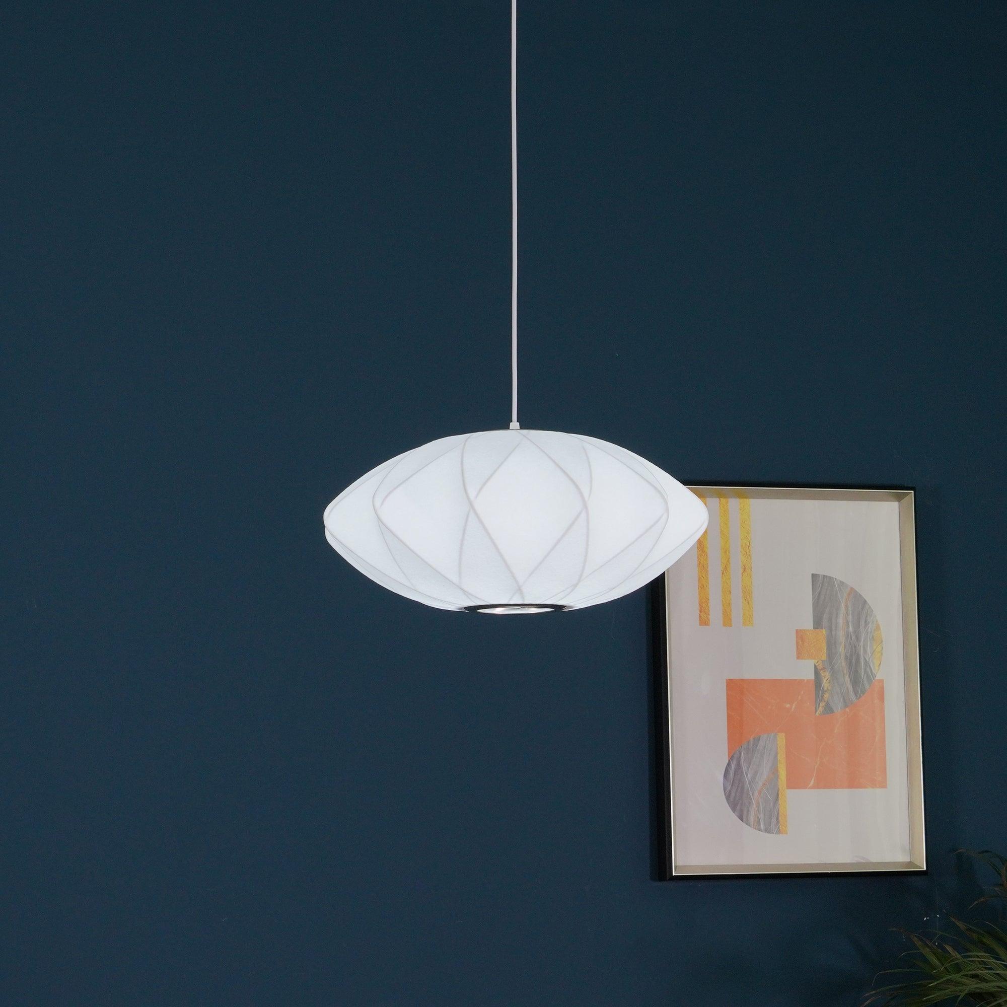 Lorien Wood And Steel Pendant Light Modern Grace Fixture