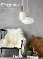 Nordic Fluted Glass Pendant Light for Modern Interiors