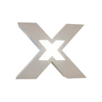 מנורת קיר LED עמידה למים בצורת X מודרנית עם 4 נורות לחוץ