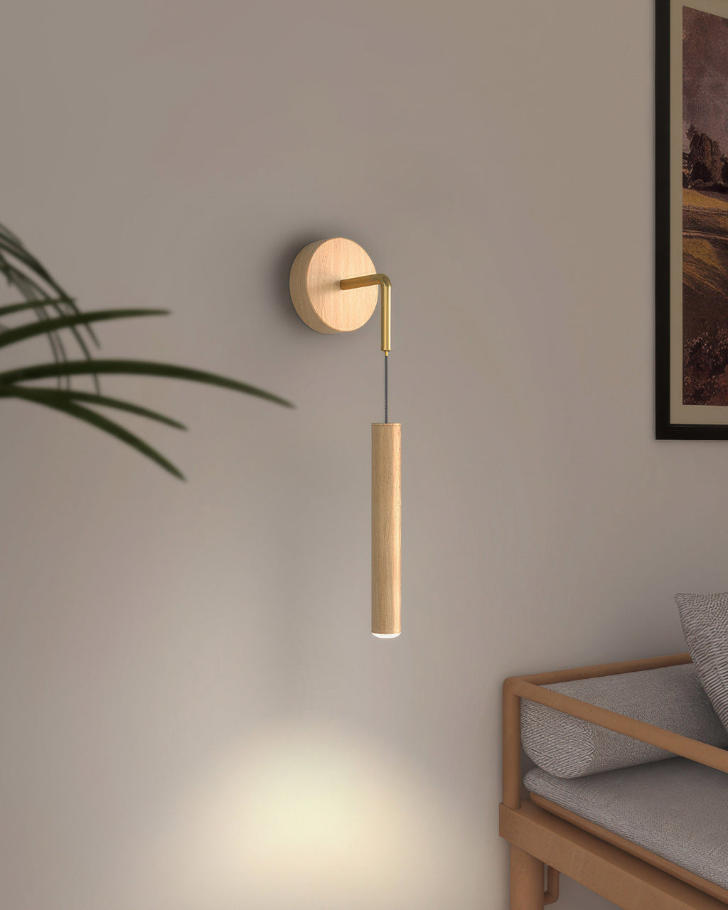 Astralume Cylinder Led Wall Sconce For Hallways And Living Rooms