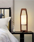 Lampada da terra Kizuna in legno giapponese retrò Zen luce ambientale