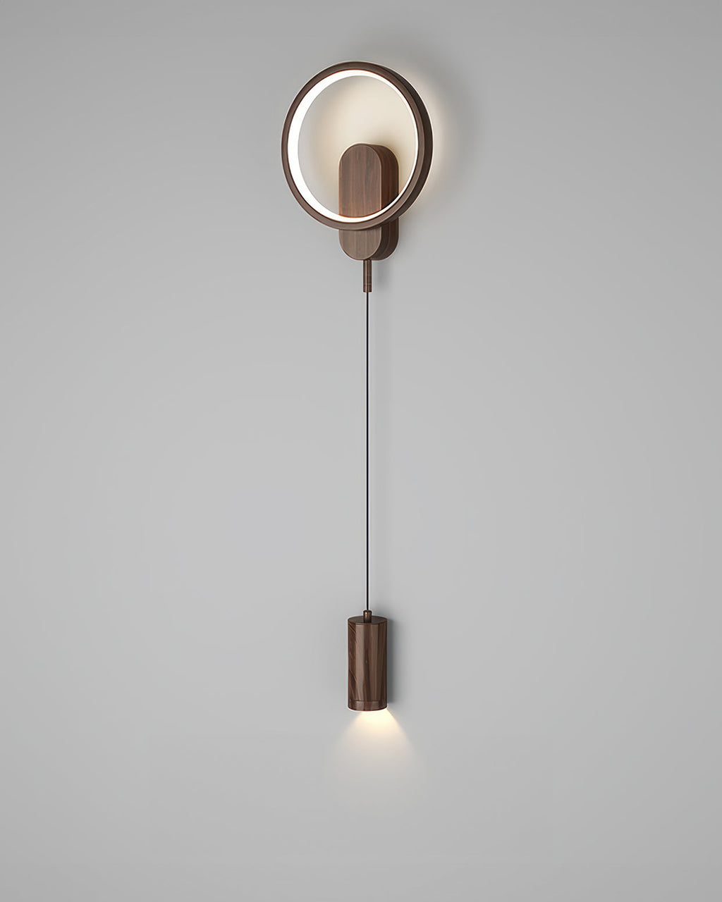 Lumos Nordic Wood Grain Wall Lamp With Japandi Influence