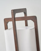 Lampada da terra Kizuna in legno giapponese retrò Zen luce ambientale