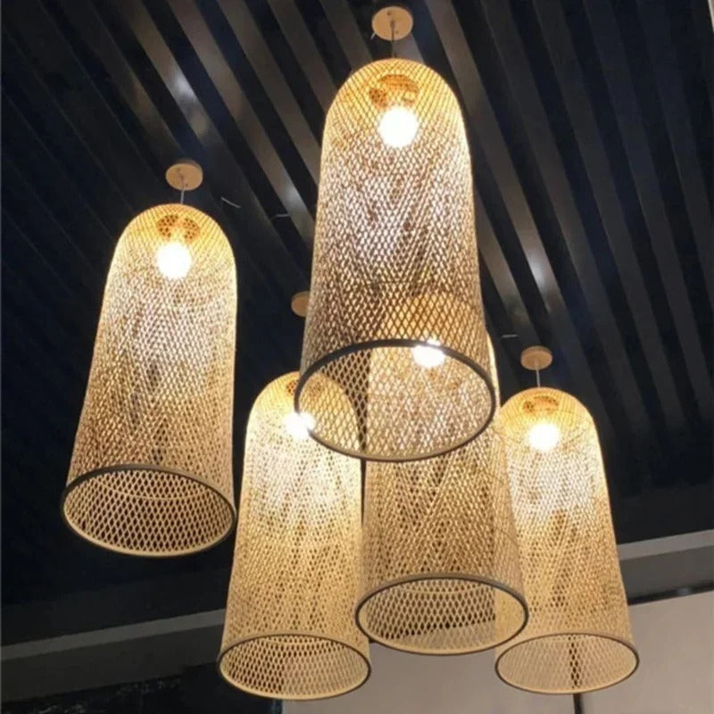 Graceful Bamboo Pendant Light