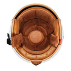 קסדת אופנוע רטרו פתוחה ArloVint עם קליפה קלת משקל ABS ומרפד קצף EPS לנוחות