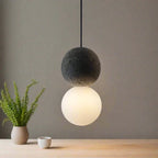 Quorra Geometric Pendant Light Featuring Opal Diffuser