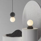Quorra Geometric Pendant Light Featuring Opal Diffuser