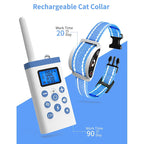 קולר אימון פרימיום לחתולים עם שלט רחוק ומקלט