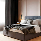 Lampada a sospensione Brand - Lampada moderna in vetro e metallo con LED integrato