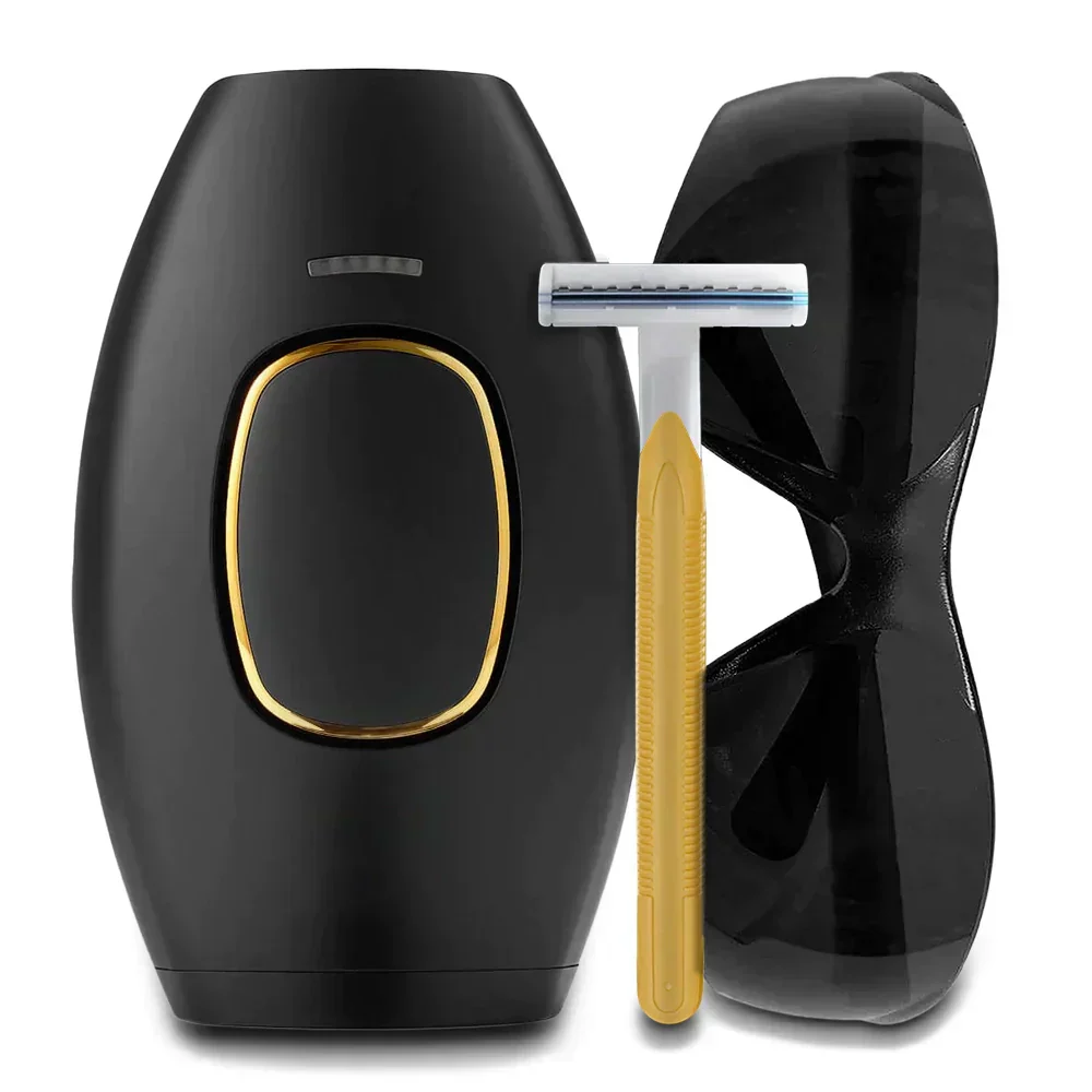 Sistema di rimozione dei peli IPL LumaNova per uso domestico per una pelle liscia