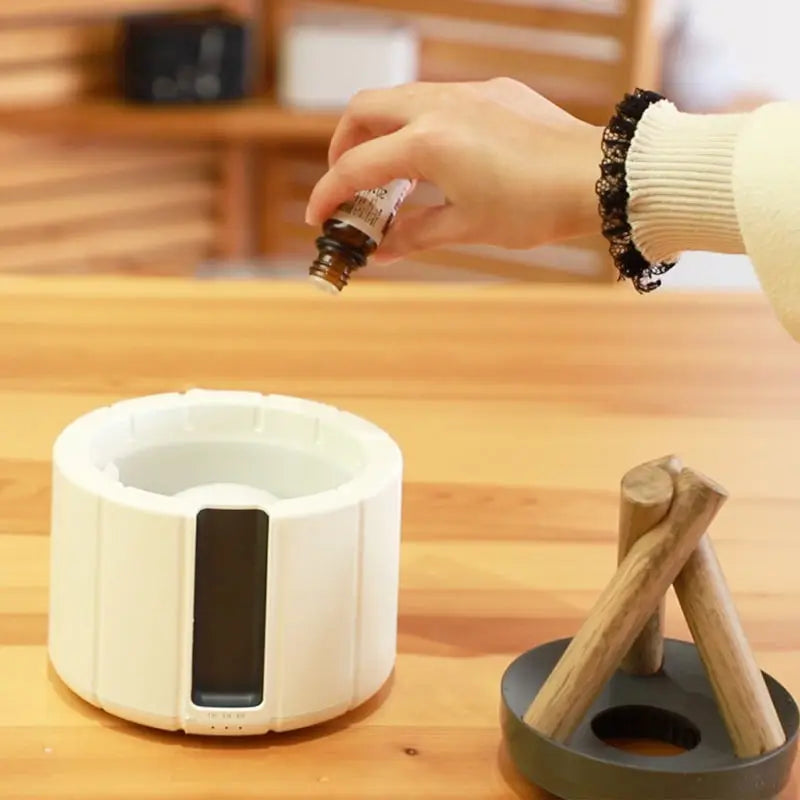 LumaMist | Umidificatore a fiamma con aromaterapia e purificatore d'aria