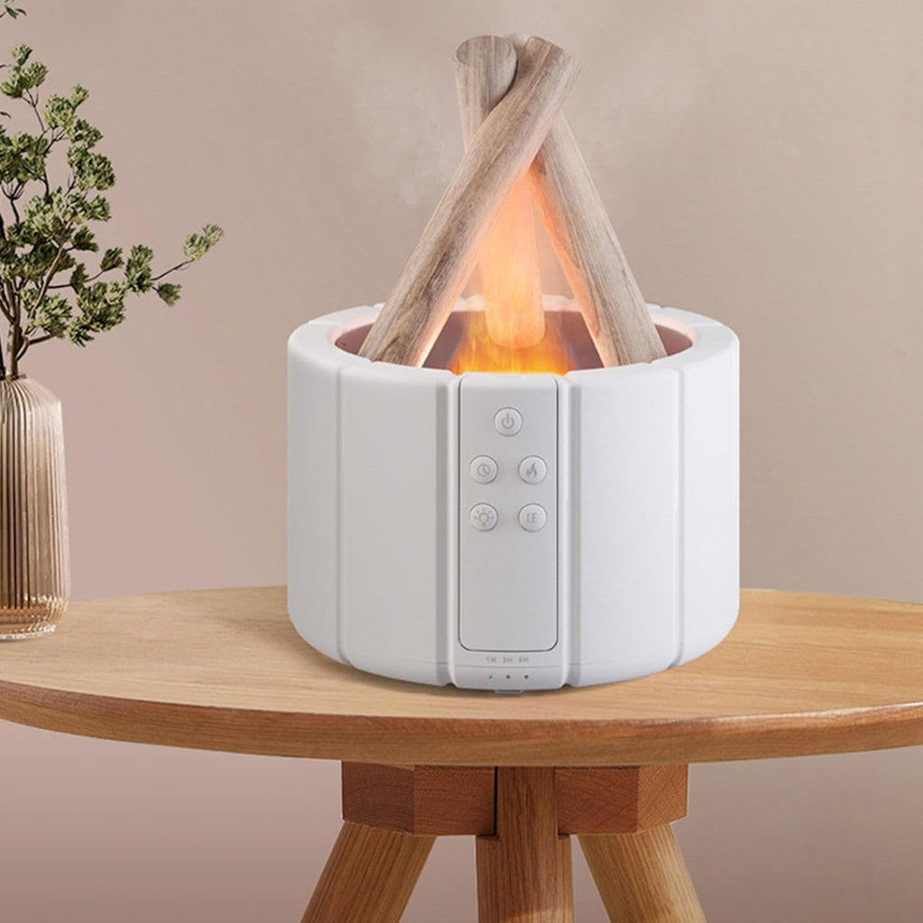 LumaMist | Umidificatore a fiamma con aromaterapia e purificatore d'aria