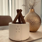 LumaMist | Umidificatore a fiamma con aromaterapia e purificatore d'aria