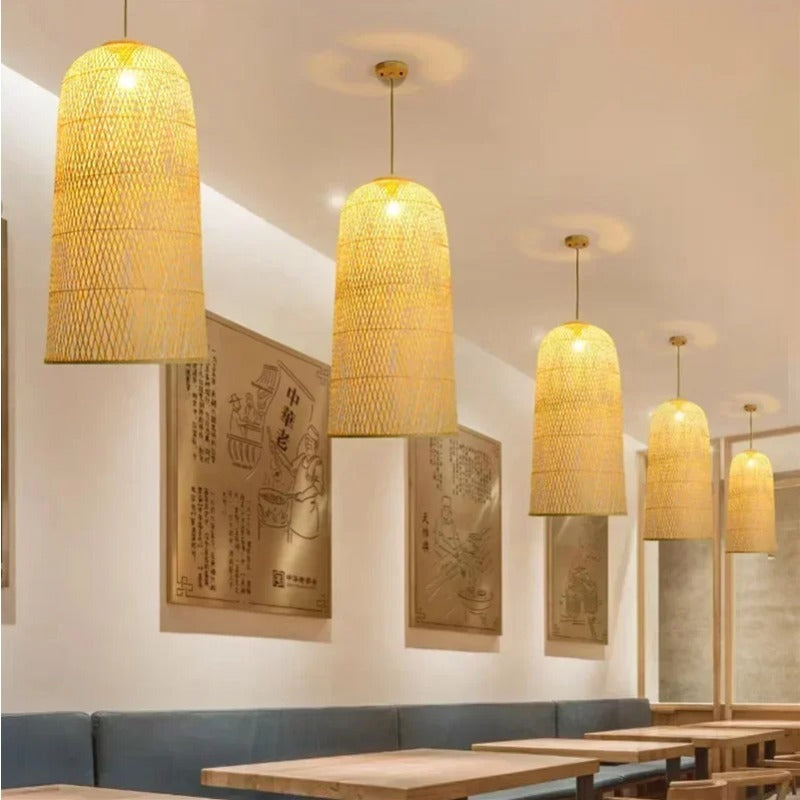 Graceful Bamboo Pendant Light