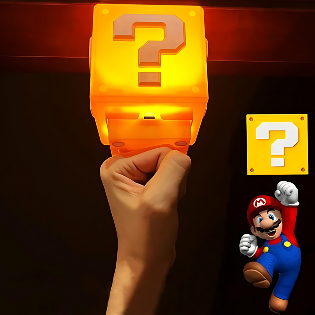 LuminoQuest Illuminatore a Blocchi per Fan di Mario Retrò