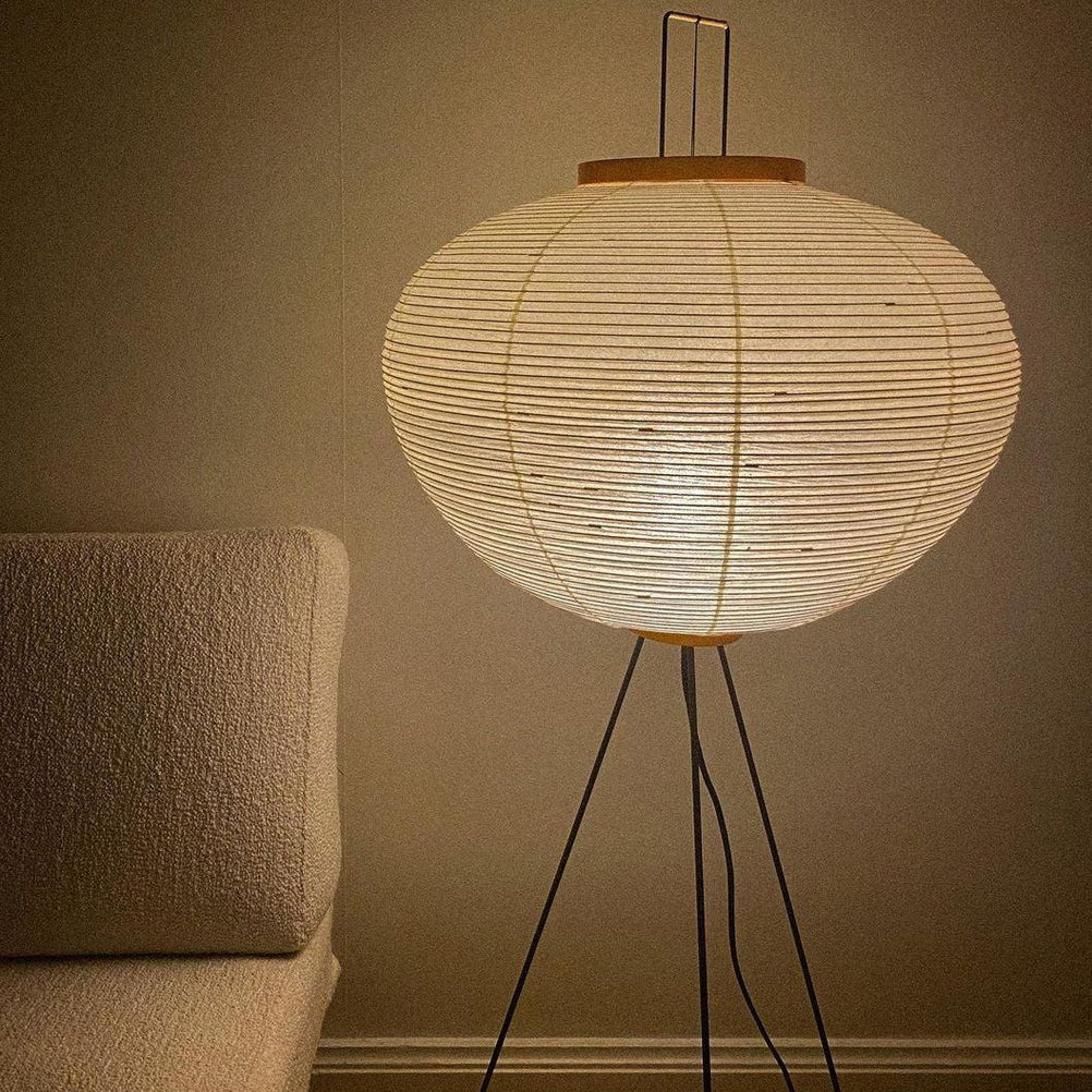 Lumiara Rice Paper Floor Lamp Japanese Inspired Ambient Glow