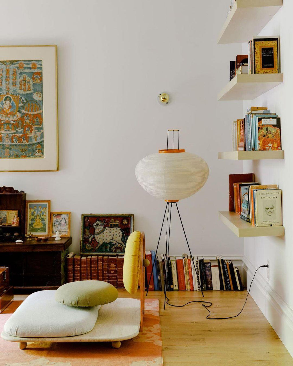 Lumiara Rice Paper Floor Lamp Japanese Inspired Ambient Glow